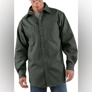 Men’s Carhartt Canvas Classic Button Down Long Sleeve Shirt